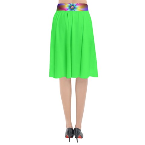 Flared Midi Skirt 