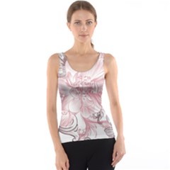 Flower Print Tank Top by jmcdesigns