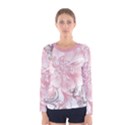 Flower Print Women s Long Sleeve Tee View1