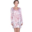 Flower Print Long Sleeve Nightdress View1