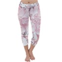 Flower Print Capri Winter Leggings  View1