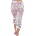 Flower Print Capri Winter Leggings  View4