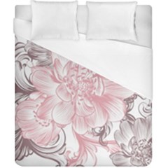 Flower Print Duvet Cover (california King Size) by jmcdesigns