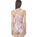 Flower Print One Piece Swimsuit View2