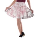 Flower Print A-line Skater Skirt View2