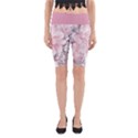 Flower Print Yoga Cropped Leggings View1