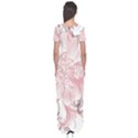 Flower Print Short Sleeve Maxi Dress View2