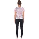 Flower Print Short Sleeve Sports Top  View2