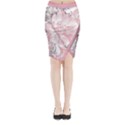 Flower Print Midi Wrap Pencil Skirt View1