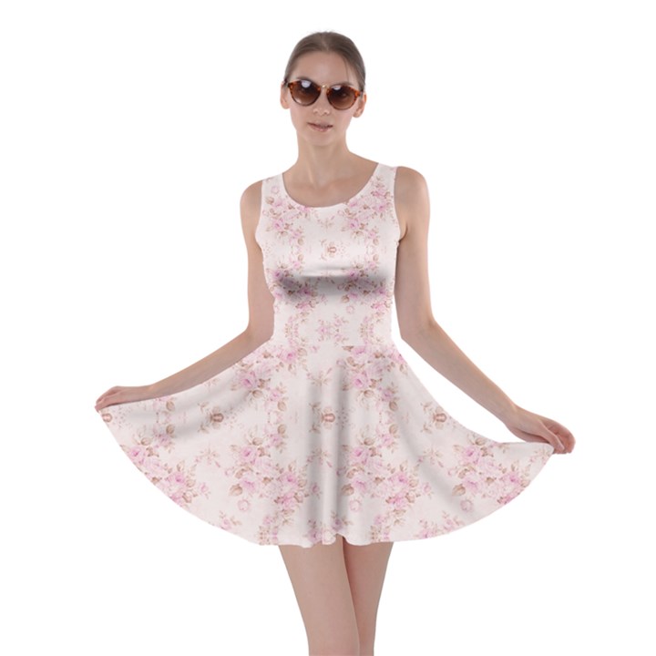 Small Flower Print Skater Dress