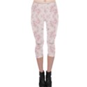 Small Flower Print Capri Leggings  View1