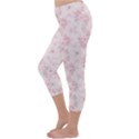 Small Flower Print Capri Winter Leggings  View2