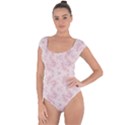 Small Flower Print Short Sleeve Leotard  View1