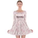 Small Flower Print Long Sleeve Skater Dress View1