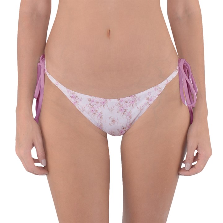 Small Flower Print Reversible Bikini Bottom