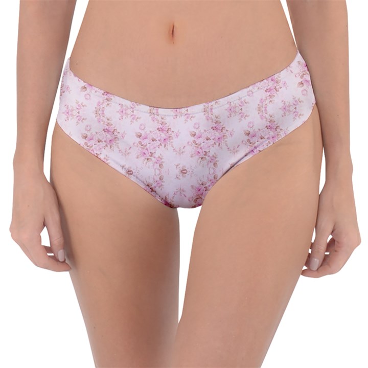 Small Flower Print Reversible Classic Bikini Bottoms