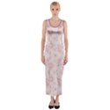 Small Flower Print Fitted Maxi Dress View1