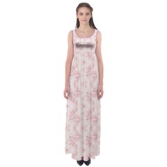 Small Flower Print Empire Waist Maxi Dress by jmcdesigns