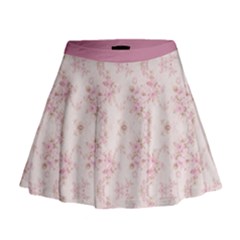 Small Flower Print Mini Flare Skirt by jmcdesigns