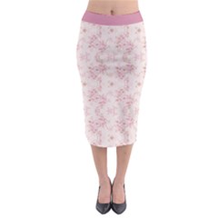 Small Flower Print Midi Pencil Skirt by jmcdesigns