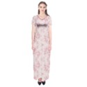 Small Flower Print Short Sleeve Maxi Dress View1