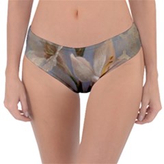 2 Flower Print Design Reversible Classic Bikini Bottoms by jmcdesigns