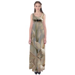 2 Flower Print Design Empire Waist Maxi Dress by jmcdesigns