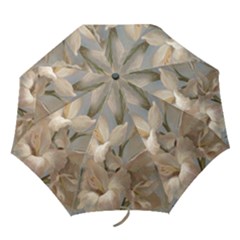 2 Flower Print Design Folding Umbrella by jmcdesigns