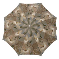 2 Flower Print Design Straight Umbrella by jmcdesigns