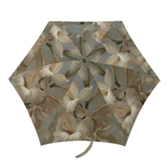 2 Flower Print Design Mini Folding Umbrella by jmcdesigns