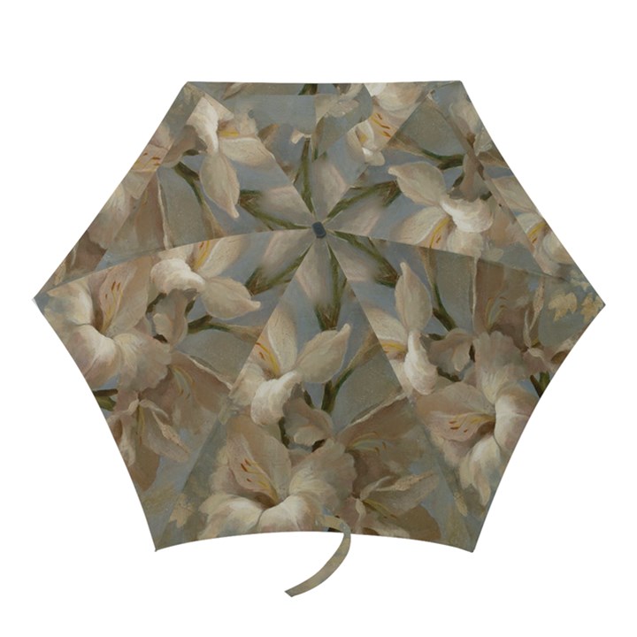 2 Flower Print Design Mini Folding Umbrella