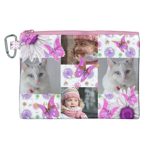 Canvas Cosmetic Bag (XL) 