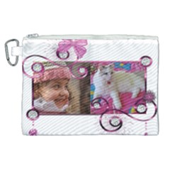 With Bling Canvas Cosmetic Bag (XL) (6 styles)