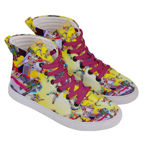 Women s Hi-Top Skate Sneakers 