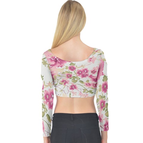 Long Sleeve Crop Top 