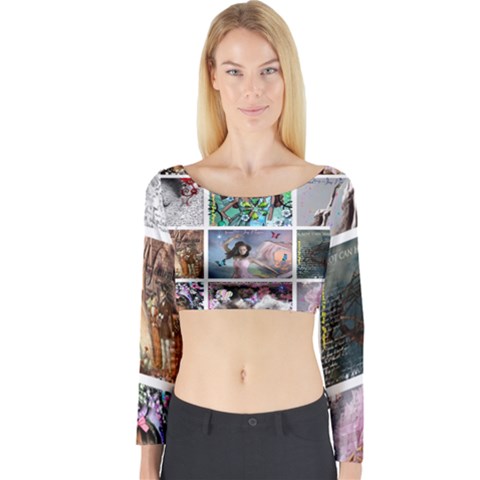 Long Sleeve Crop Top 