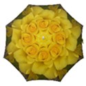 Yellow rose Straight Umbrella View1