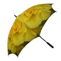 Yellow rose Golf Umbrella View2