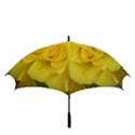 Yellow rose Golf Umbrella View3