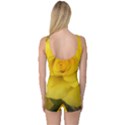 Yellow rose One Piece Boyleg Swimsuit View2