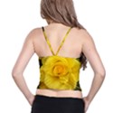 Yellow rose Spaghetti Strap Bra Top View2