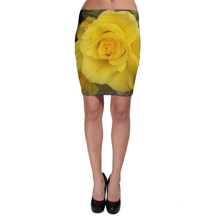 Yellow rose Bodycon Skirt