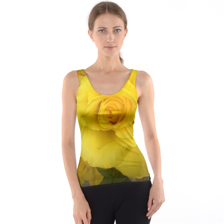 Yellow rose Tank Top