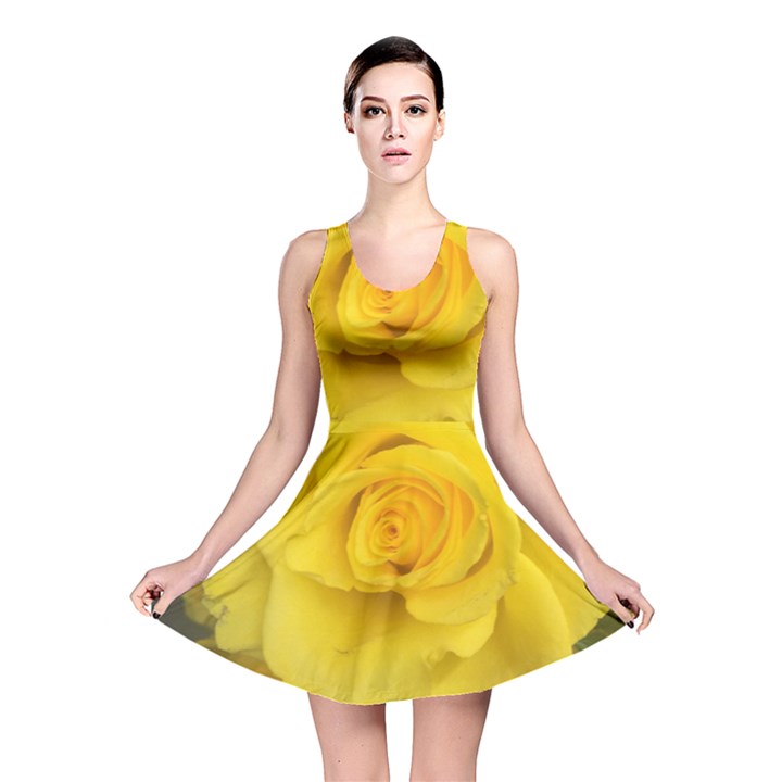 Yellow rose Reversible Skater Dress