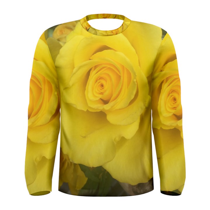 Yellow rose Men s Long Sleeve Tee