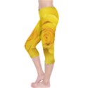 Yellow rose Capri Leggings  View3