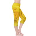 Yellow rose Capri Leggings  View4