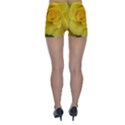 Yellow rose Skinny Shorts View2