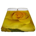 Yellow rose Fitted Sheet (Queen Size) View1