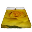 Yellow rose Fitted Sheet (King Size) View1